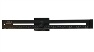 Mib Messzeuge Anreißlineal 250mm Mib schwarz