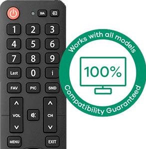 Enzo-Fernbedienung Universal Hisense - 9800460