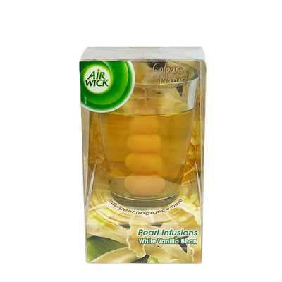 Air Wick Duftglas-Perlenaufguss, weiße Vanilleschote, 120 g