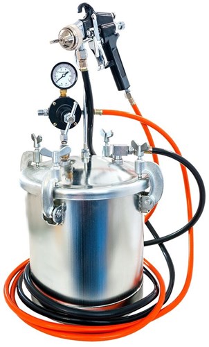 Airpress Druckbehälter verzinkt 8,5 l + Farbspritzgerät - 45202