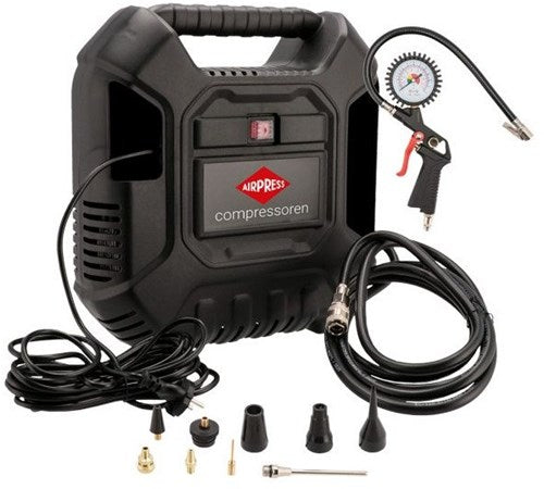 Airpress ölfreier Kompressor HLO 180 | 8 Takte | 150 l min | + Zubehör - 36942