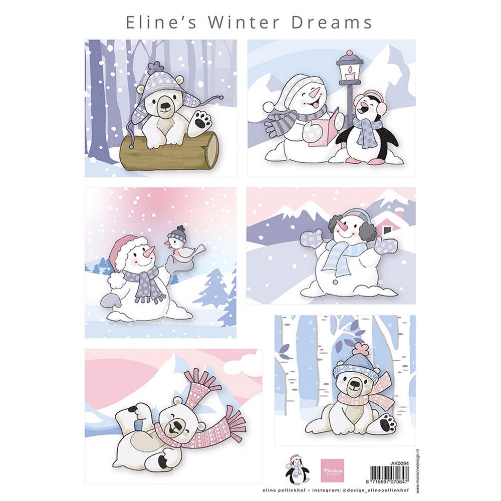 Marianne Design • Schnittbogen Elines Winterträume