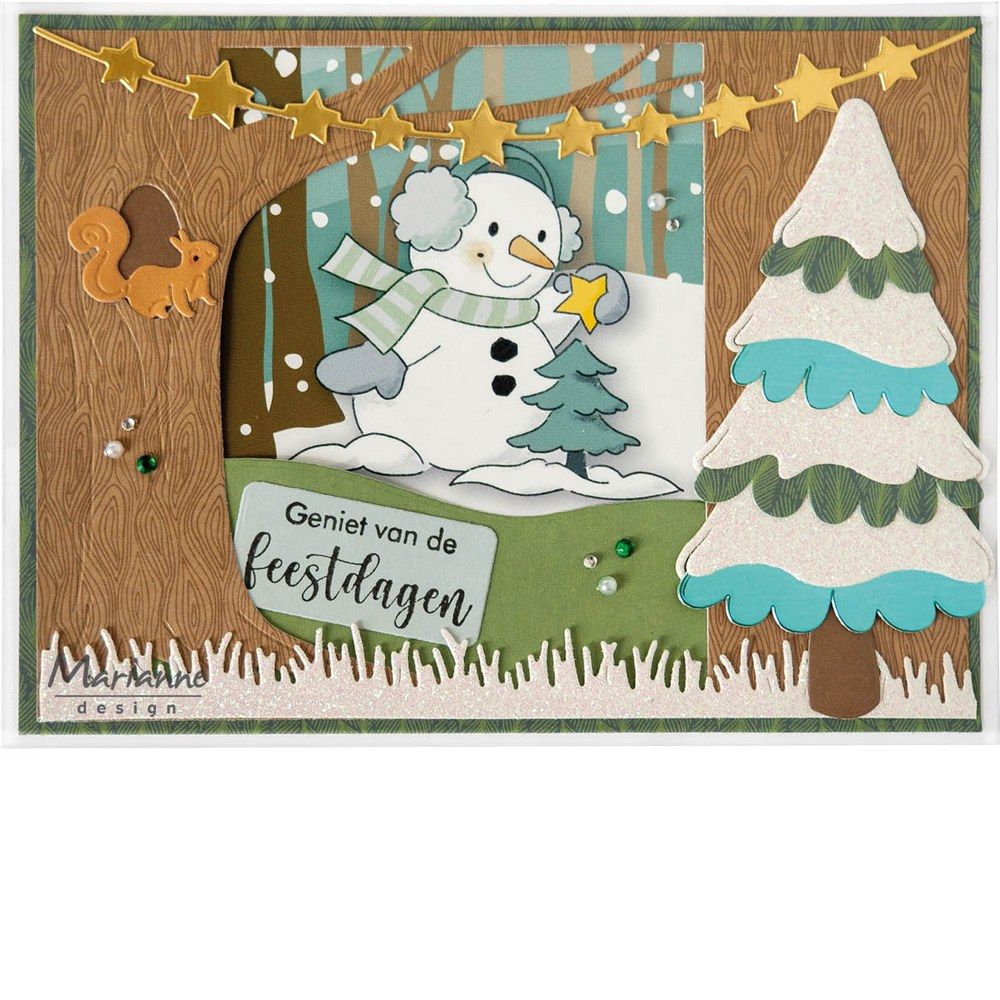 Marianne Design • Schnittbogen „Eline's Christmas Together“.