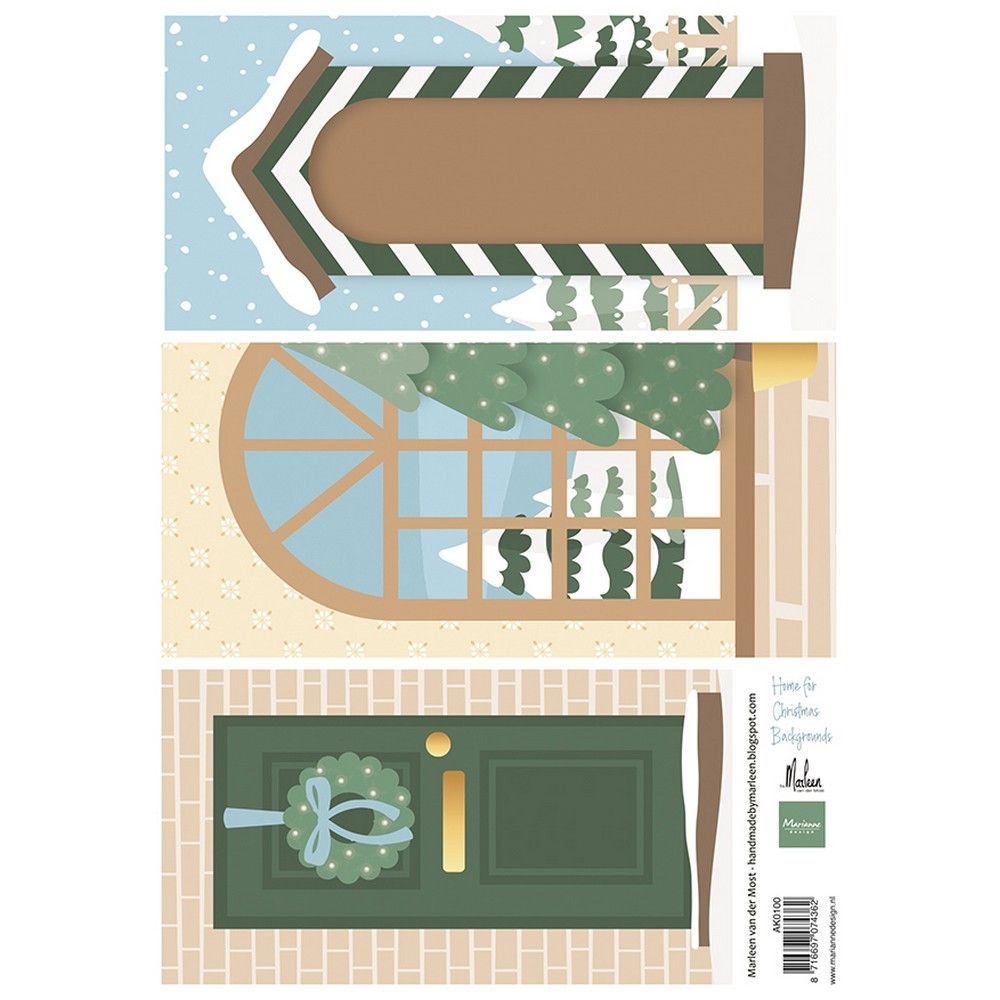 Marianne Design • Stanzbogen „Home for Christmas“ von Marleen