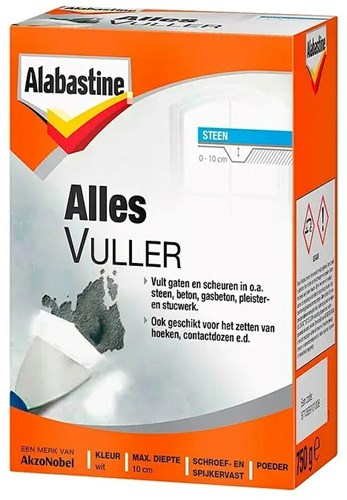 Alabastine Allzweckspachtel weiß 750gr - 5095966