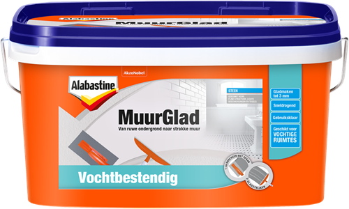 Alabastine Wand glatt feuchtigkeitsbeständig | 5l - 5361257