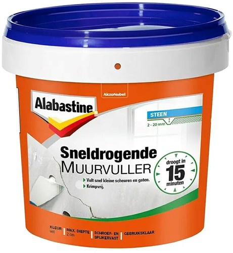 Schnelltrocknender Wandspachtel Alabastine 1 kg – 5095977