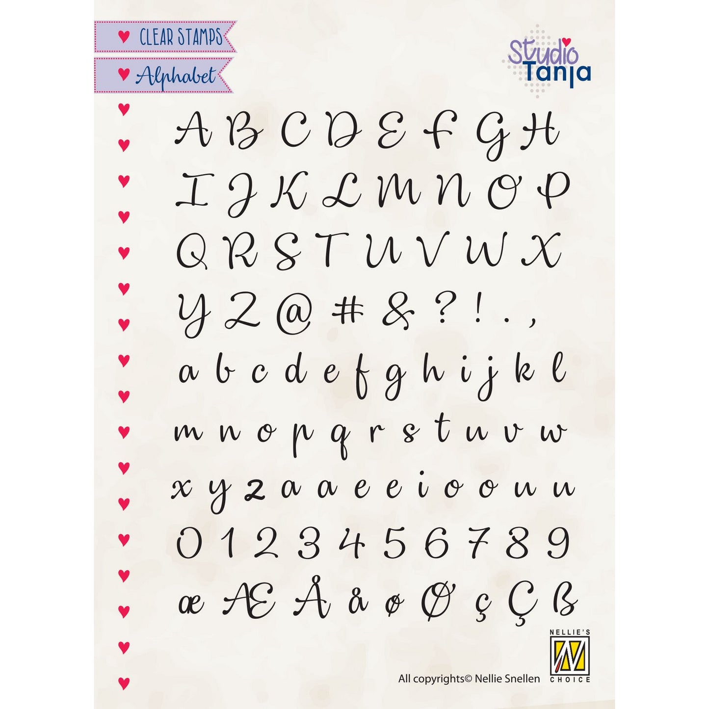 Nellies Wahl • Alphabet-Klarstempel Lena-2