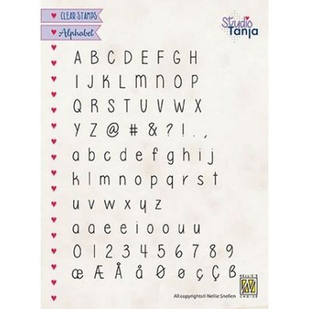 Nellies Wahl • Alphabet-Klarstempel Lars-2