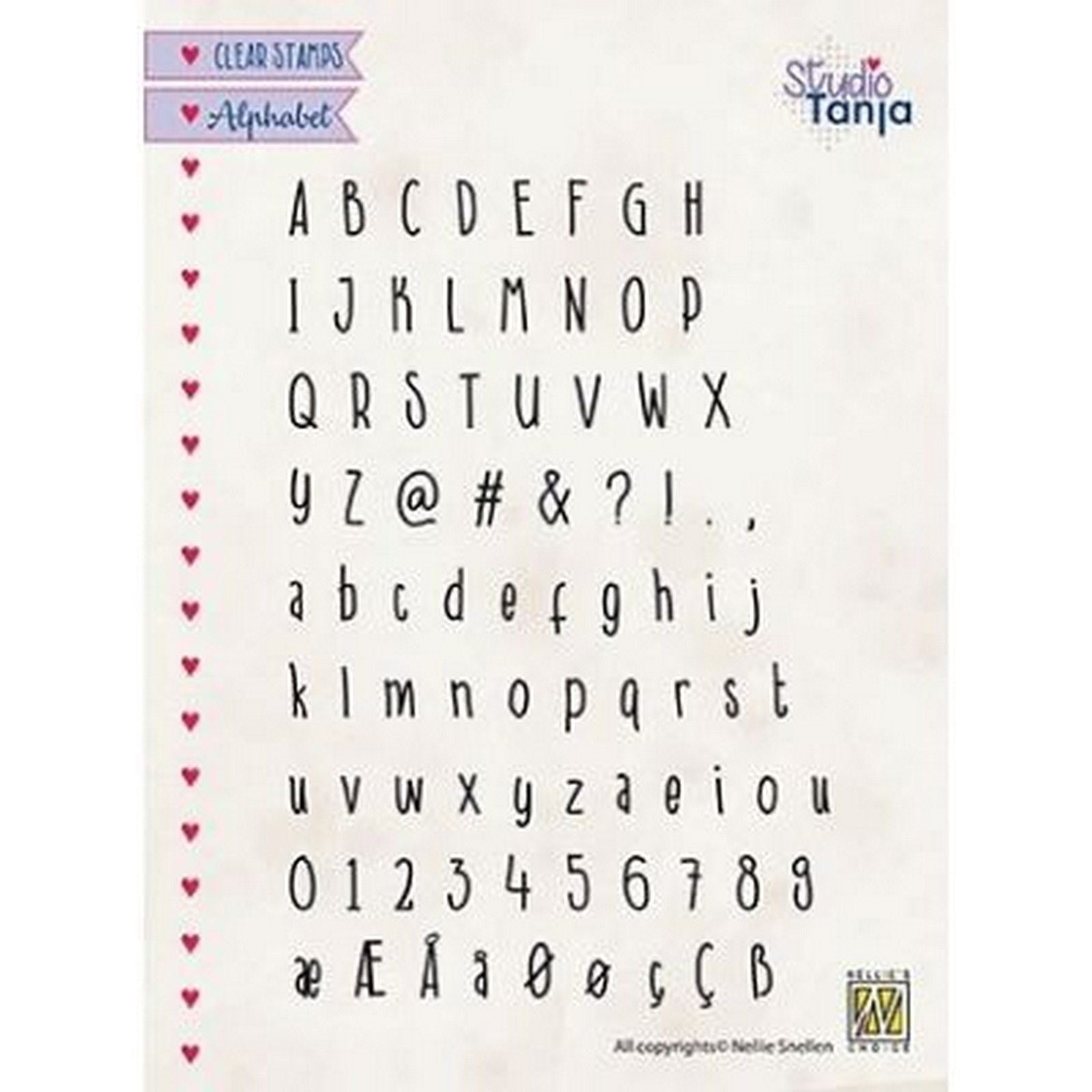 Nellies Wahl • Alphabet-Klarstempel Javi