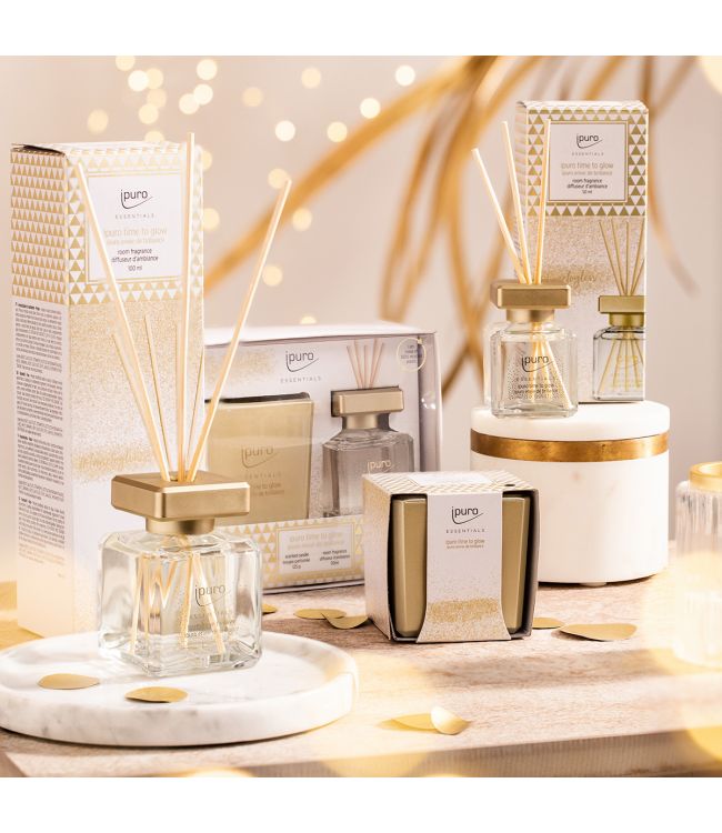 Ipuro ipuro Geurdiffuser Zeit zum Glühen von 50 ml + Duft Kerze 125gr