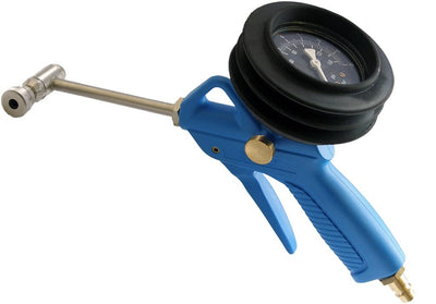 Luftpistole mit schwenkbarem Kopf und Druckmesser +