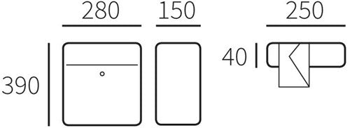 Allux Briefkasten Allux 200 grün - 40010268