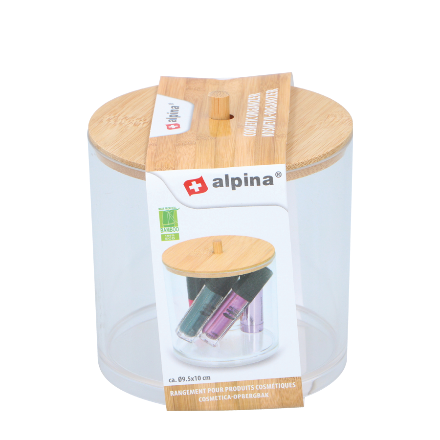Alpina Kosmetik-Organizer transparent ø9,5cm