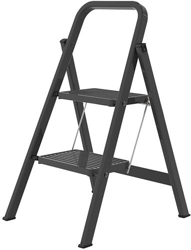 Altrex riesige, komplett schwarze Haushaltstreppe | 2 Stufen 507892