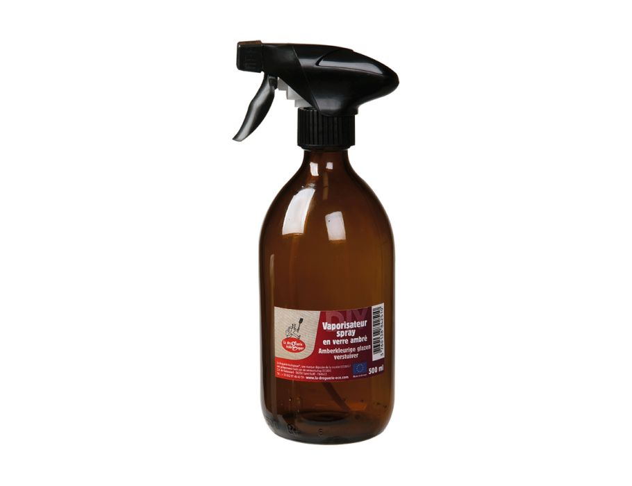 La Droguerie Ecologique Glassprayflasche 500 ml Bernstein