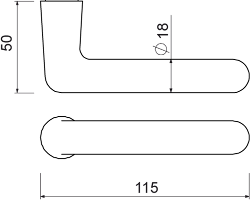 Ami Türgriff 362 Türstärke 38 42 f1 - 103840