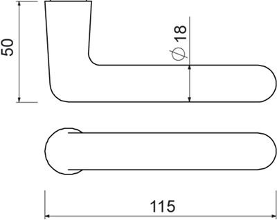 Ami Türgriff 362 Türstärke 38 42 f1 - 103840