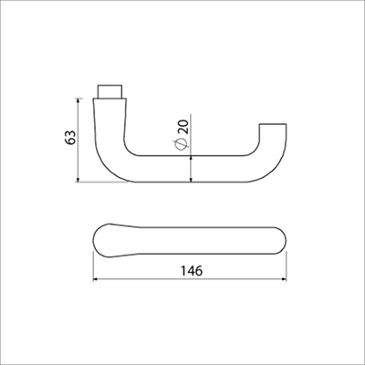Ami Türgriff 394 Türstärke 38 42 f1 - 106340