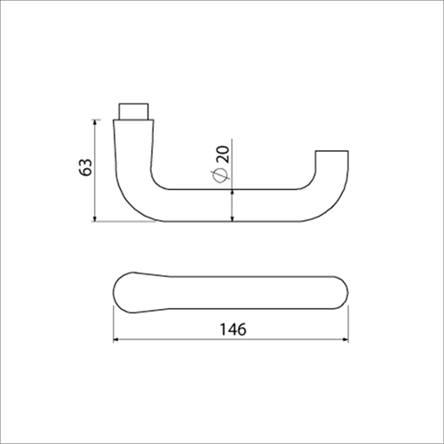 Ami Türgriff 394 Türstärke 38 42 f1 - 106340