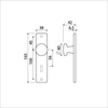 Ami-Knopf 160 40 fester kurzer Schild 165 4 rh sl 56 f1 – 310152