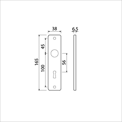 Ami Kurzschild 165 4 rh slg 56 f-1 – 211002