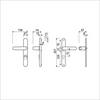 Ami Sicherheitsbeschlag 378 Rota Spring 257 37 2 KT 72 F1 A Z 378 Rota Spring 257 32 2 Profilzylinder 72 Türstärke 53 57 mm – 844416