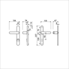 Ami Sicherheitsbeschlag 378 Rota Spring 257 37 2 KT 92 F1 A Z 378 Rota Spring 257 32 2 Profilzylinder 92 Türstärke 68 72 mm – 844418