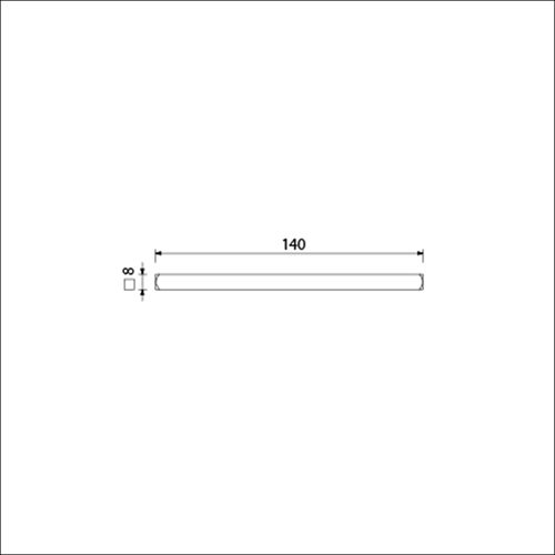 Ami Vierkantstift 8x140 mm - 900461