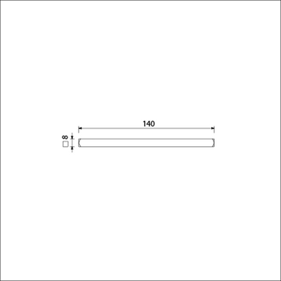 Ami Vierkantstift 8x140 mm - 900461
