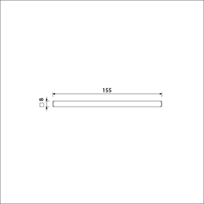 Ami Vierkantstift 8x155 mm - 900472