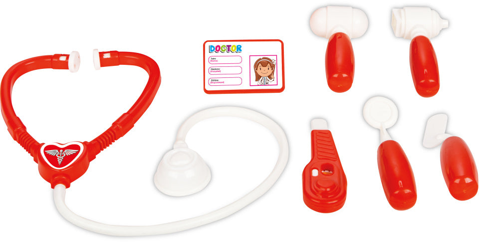 Pilsan Toy Doctor Set Red 26-Piece