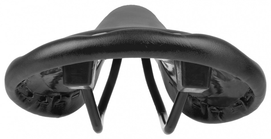 M-Wave Niet Race Sattel Unisex Imitation Leder schwarz