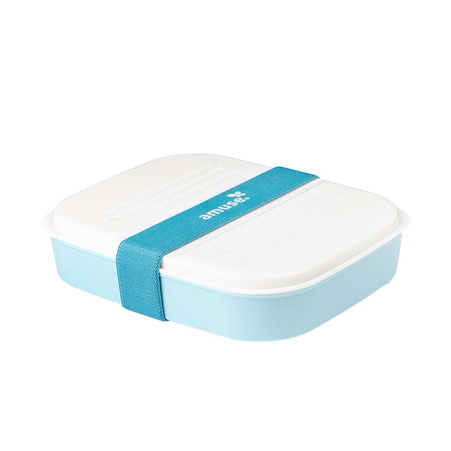 Amuse Basic Lunchbox 3-in-1 Blau 6-teilig