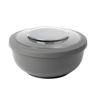 Amuse Life Speiseschüssel mit Deckel, grau, 2000 ml