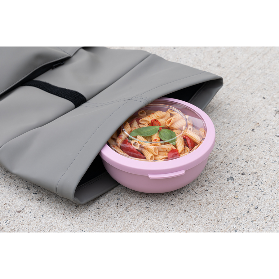 Amuse Life Lunchschüssel mit Deckel, rosa, 1000 ml