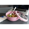 Amuse Life Lunchschüssel mit Deckel, rosa, 1000 ml