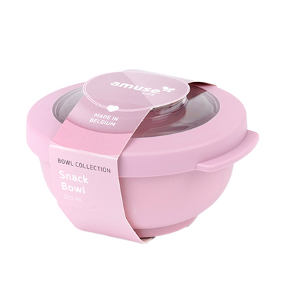 Amuse Life Snackschale mit Deckel rosa 200 ml