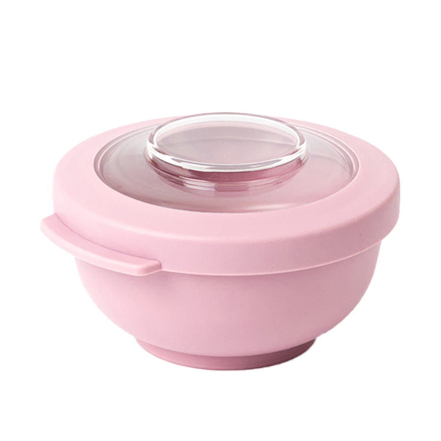 Amuse Life Snackschale mit Deckel rosa 200 ml