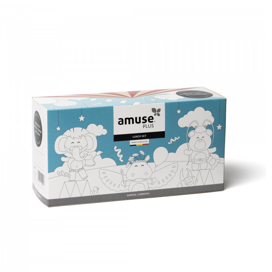 Amüsantes Mittagsset Tierkarneval Nilpferd