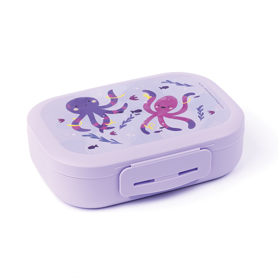 Amuse Lunchbox mittelgroßer lila Oktopus