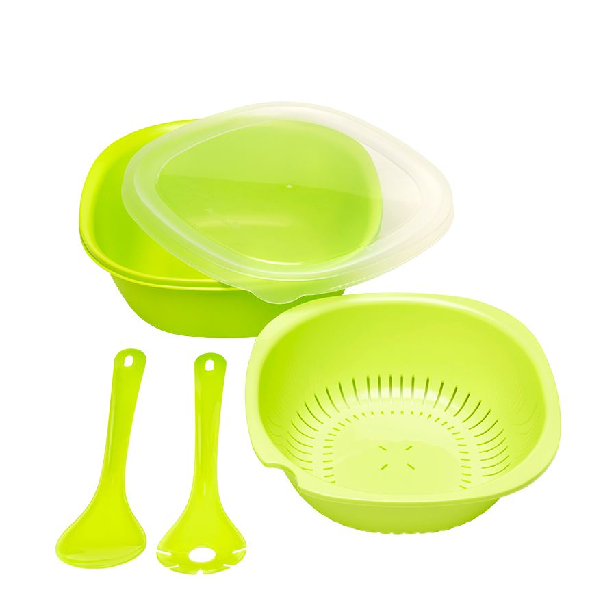 Pic Amuse Salatset grün 5-teilig