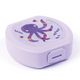 Amuse Snackbox kleiner runder lilafarbener Oktopus
