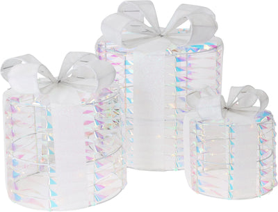 Home Styling Bild Geschenk 30 cm Set mit 3 Regenbogen-LEDs