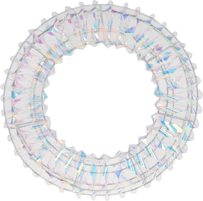 Home-Styling-Kranz, 30 cm, 30 LEDs, schillernd
