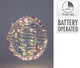 Home-Styling-Ball 25 cm, 40 LEDs, irisierend, mit Batterie
