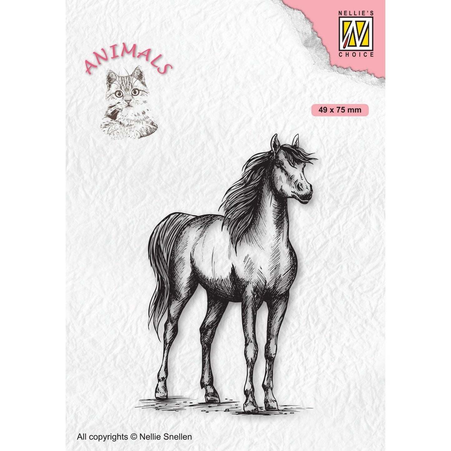 Nellies Wahl • Tiere, klare Stempel, Pferd
