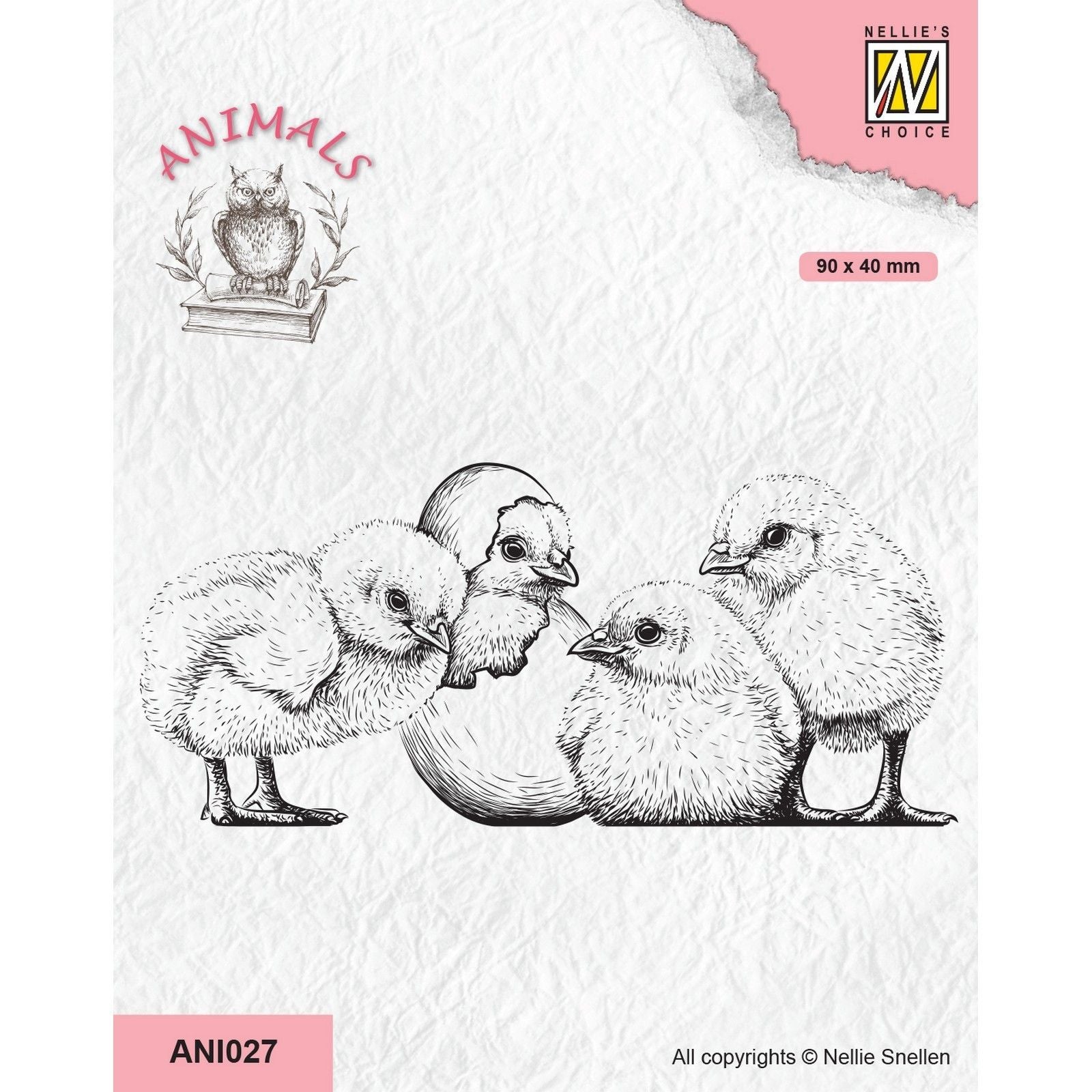 Nellies Wahl • Tiere, klare Stempel, Huhn
