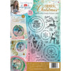 Kreative Ausdrucksformen Angela Poole • Fotopolymer-Stempelset „Crystal Christmas“ A4