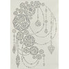 Angela Poole • Bastelschablone Kristalledelsteine A4